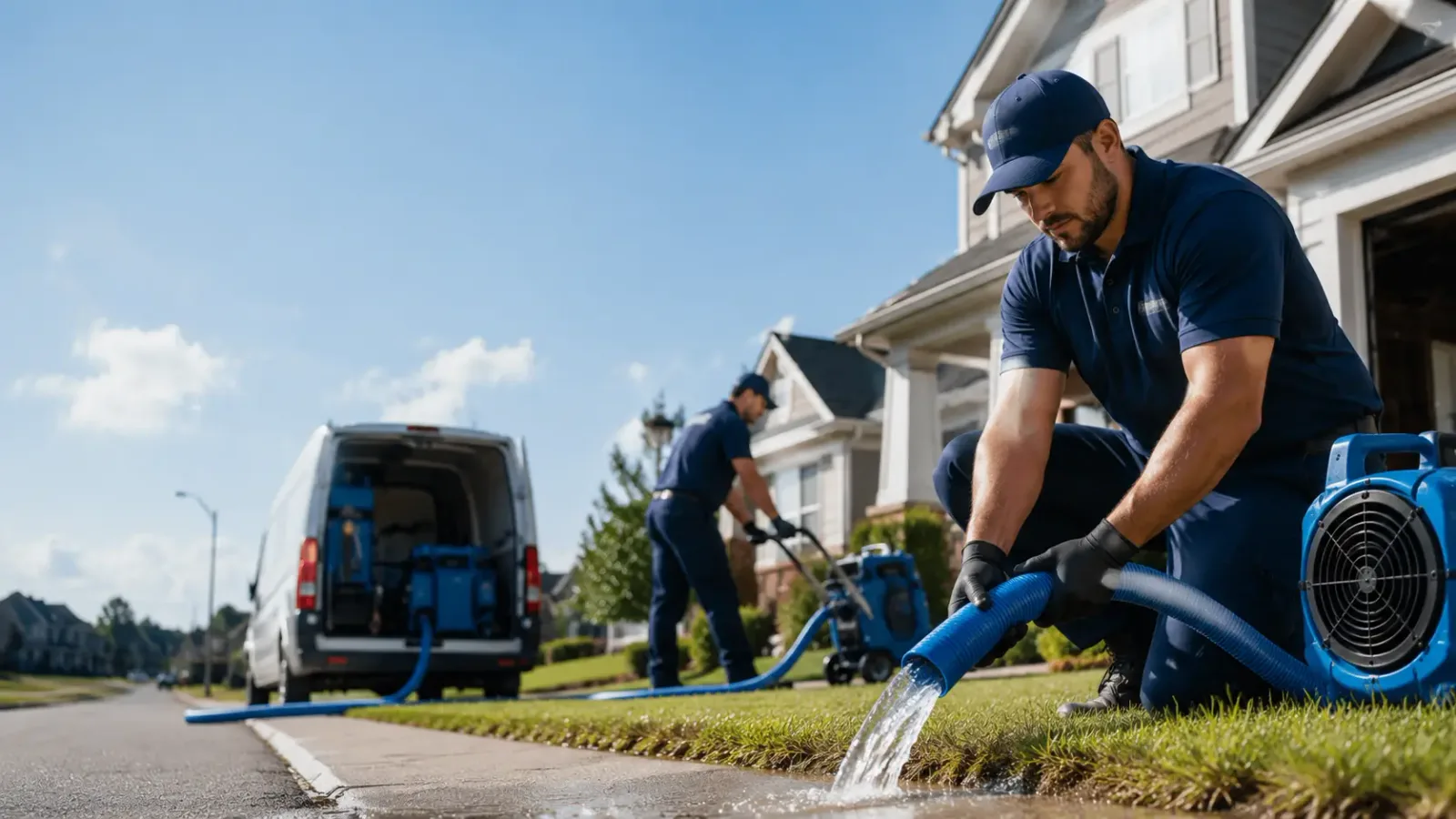 Flood Damage Restoration in Liverpool, TX